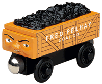 Lokomotive: Fred der orangene Kohlenwagen